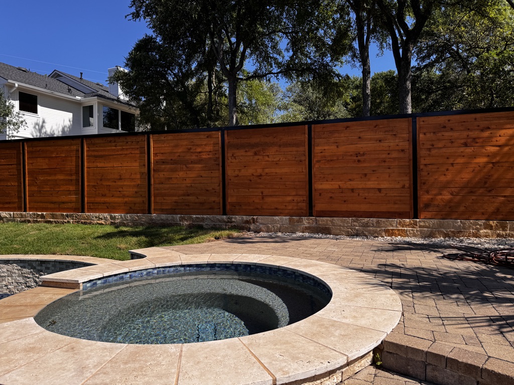 Custom Cedar Fence - Steiner Ranch