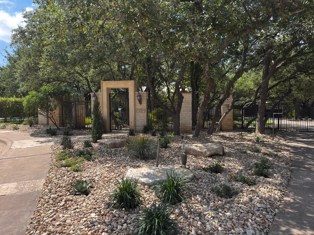 Fresh landscape planting installation