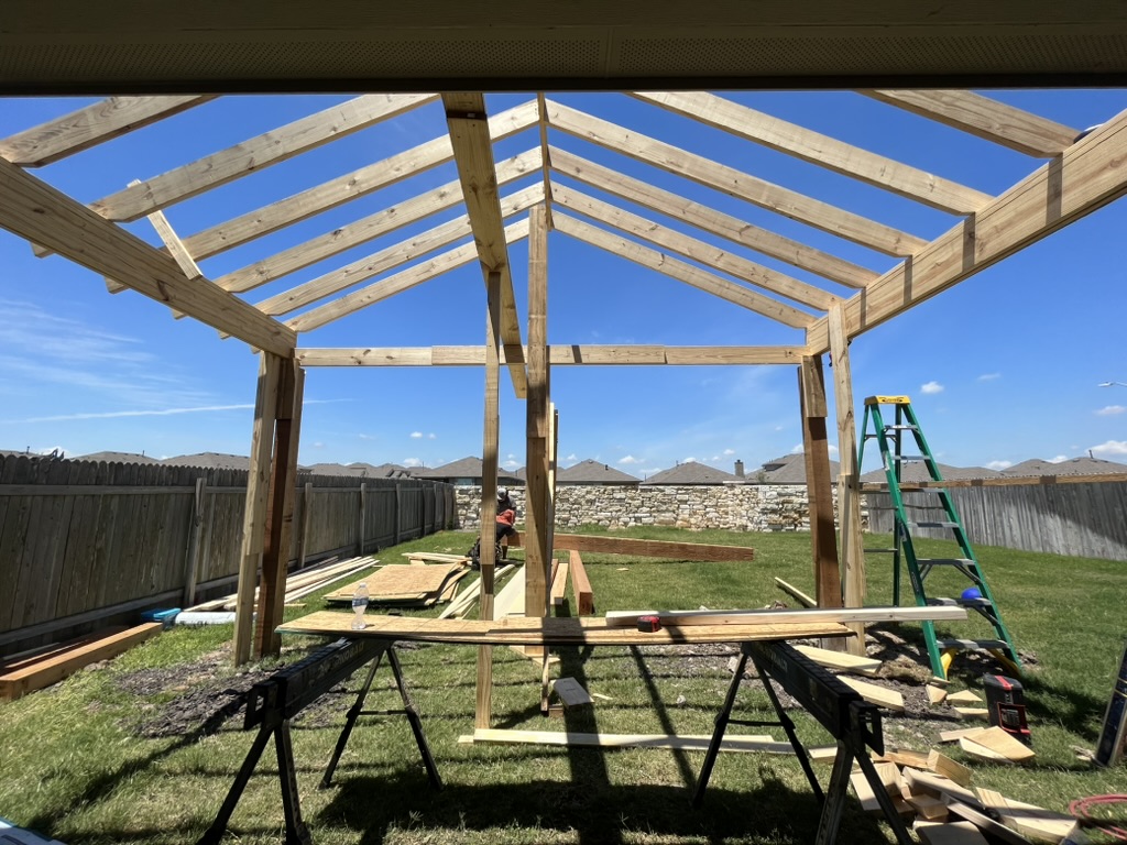 Patio Cover Frame - Bee Cave