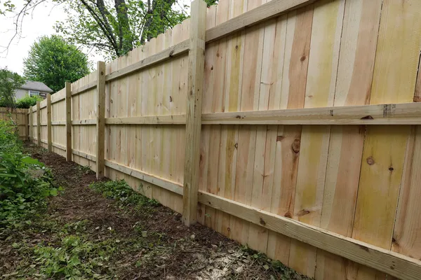 Pine Wood Fence