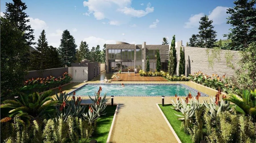 Landscape architecture master plan drawing