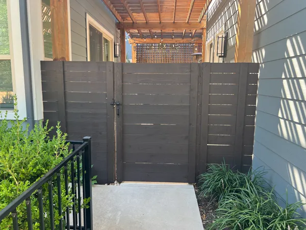 Custom Stained Gate